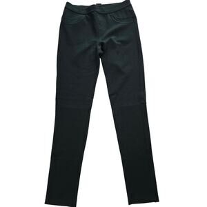 Sanctuary Runway Leggings Green Black Pinstripe Pants Size SP